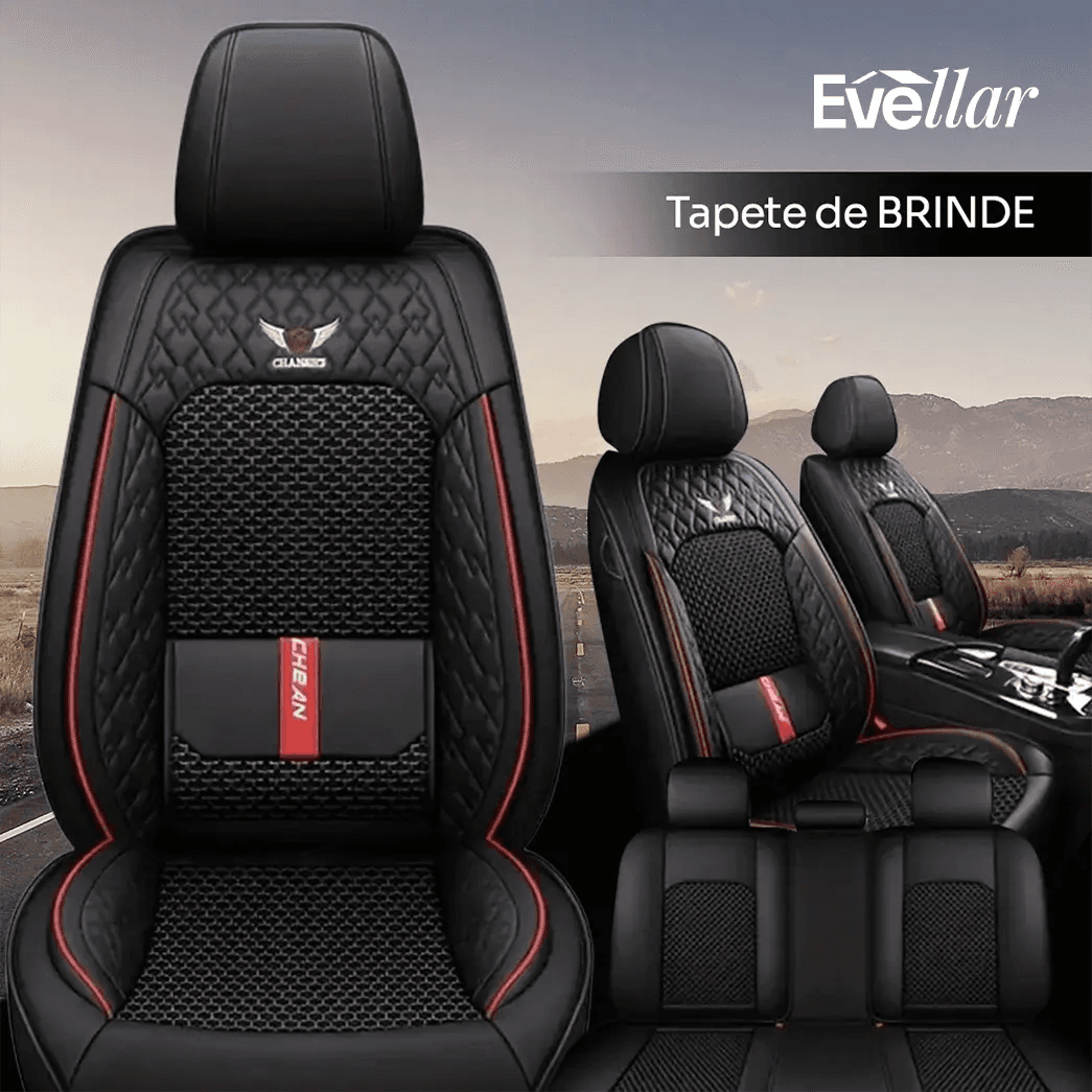 Kit Capa Banco de Carro Completo em Couro Legítimo Italian + BRINDE: Kit Tapete Completo - miniatura 10