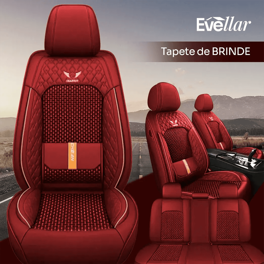 Kit Capa Banco de Carro Completo em Couro Legítimo Italian + BRINDE: Kit Tapete Completo - miniatura 14