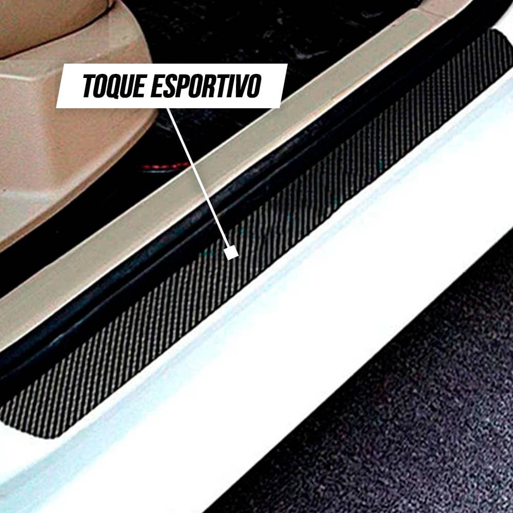 CarbonFilm™ Protetor de Soleira Anti-risco Premium - miniatura 4