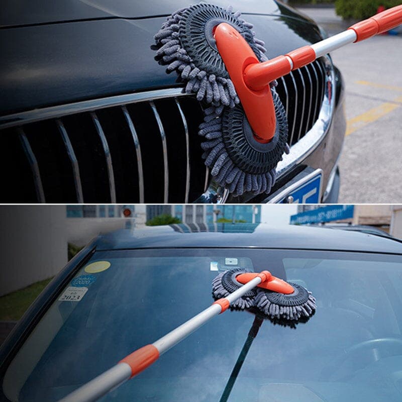 Escova de Lavagem de Carro Retrátil Camada Dupla - miniatura 7