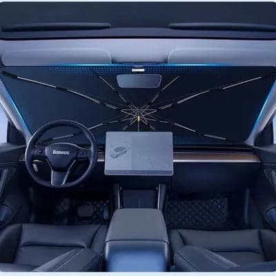Protetor Solar Automotivo Retrátil para Para-brisas - AutoGuard - miniatura 2