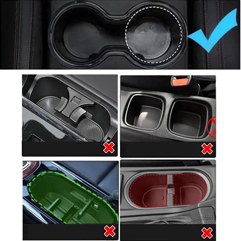 Suporte de Copo com Bandeja Ajustável para Carro - miniatura 4
