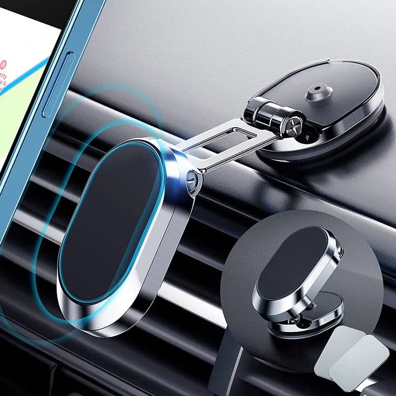 Suporte de Telefone Dobrável de Metal para Carro - miniatura 3