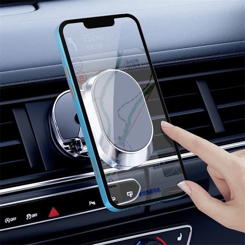 Suporte de Telefone Dobrável de Metal para Carro - miniatura 4