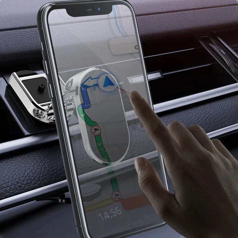 Suporte de Telefone Dobrável de Metal para Carro - miniatura 6