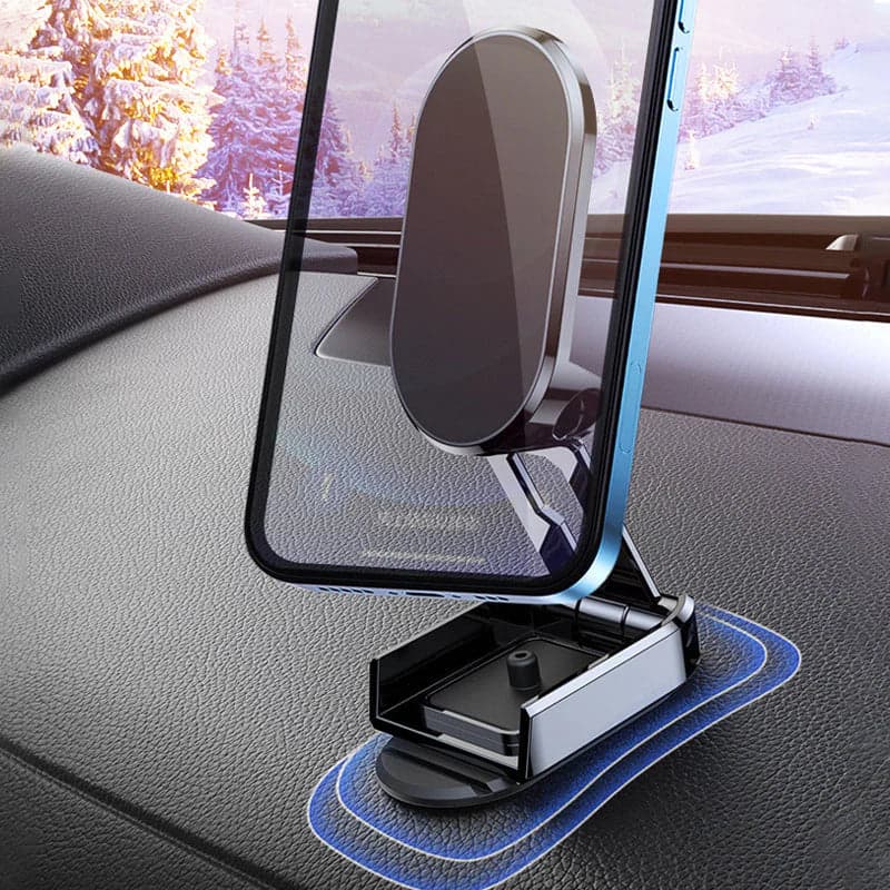 Suporte de Telefone Dobrável de Metal para Carro - miniatura 7