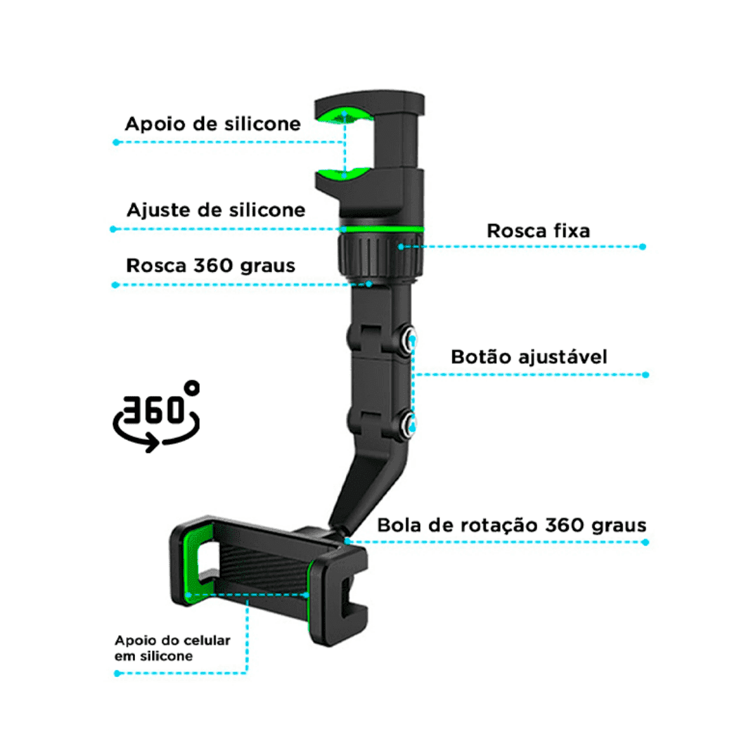 Suporte para celular Multifuncional 3.0 (Queima De Estoque 🔥) - miniatura 5