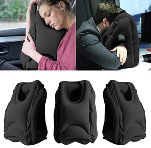 Travesseiro Ergonômico Inflável para Viagens - miniatura 2