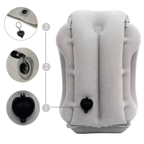 Travesseiro Ergonômico Inflável para Viagens - miniatura 3