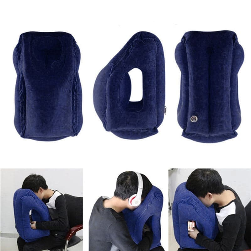 Travesseiro Ergonômico Inflável para Viagens - miniatura 4
