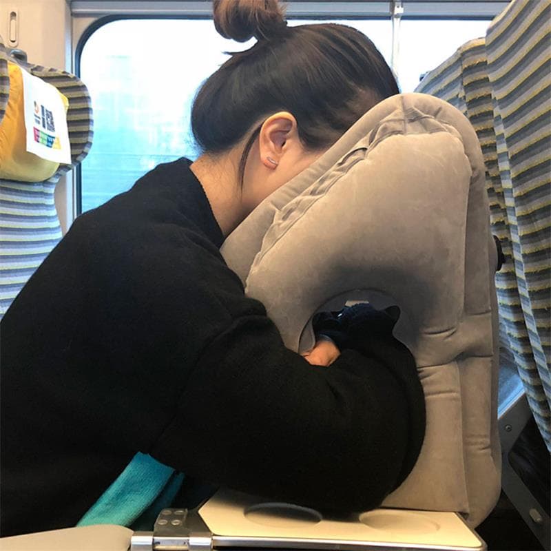 Travesseiro Ergonômico Inflável para Viagens - miniatura 5
