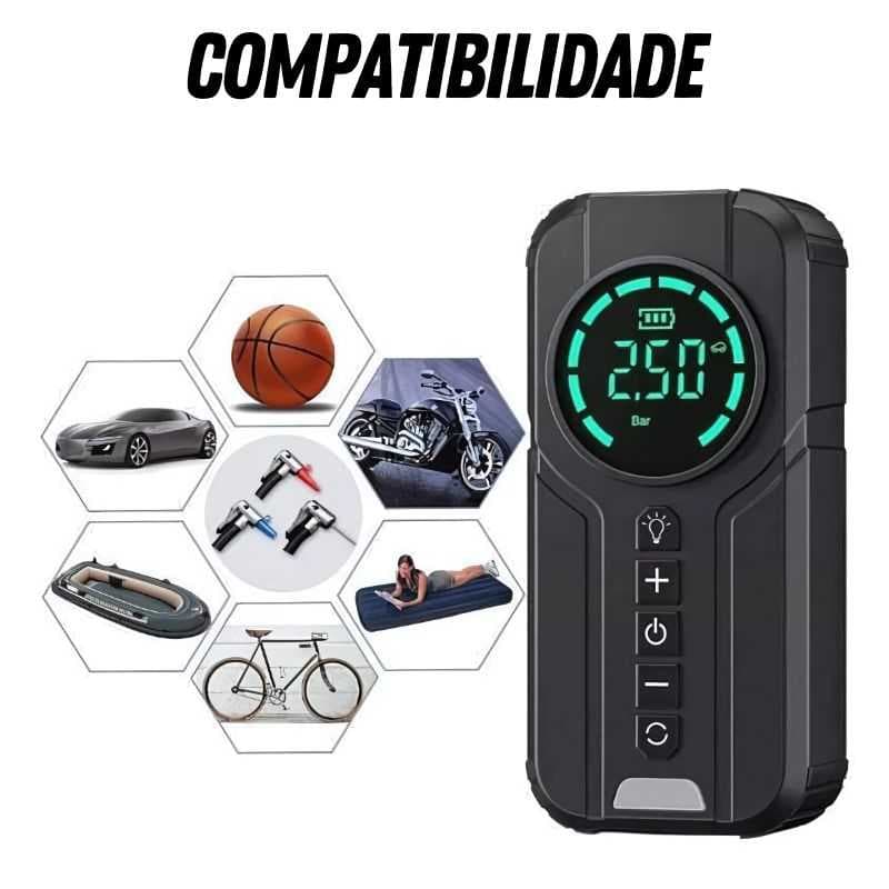 TurboPump™ – Auxiliar de Partida 4 EM 1  + BRINDE ESPECIAL! - miniatura 6